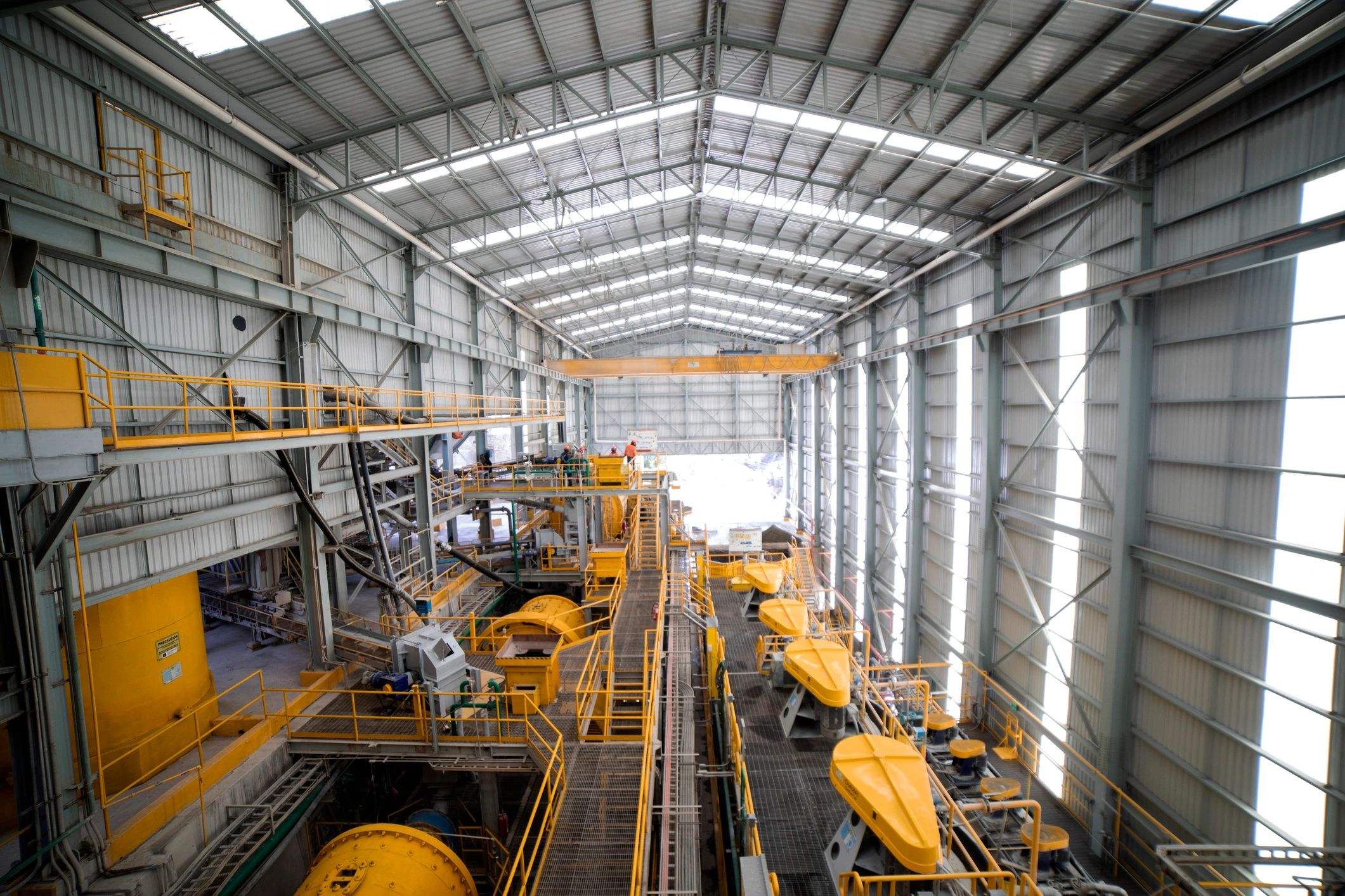 coconut husk processing facility