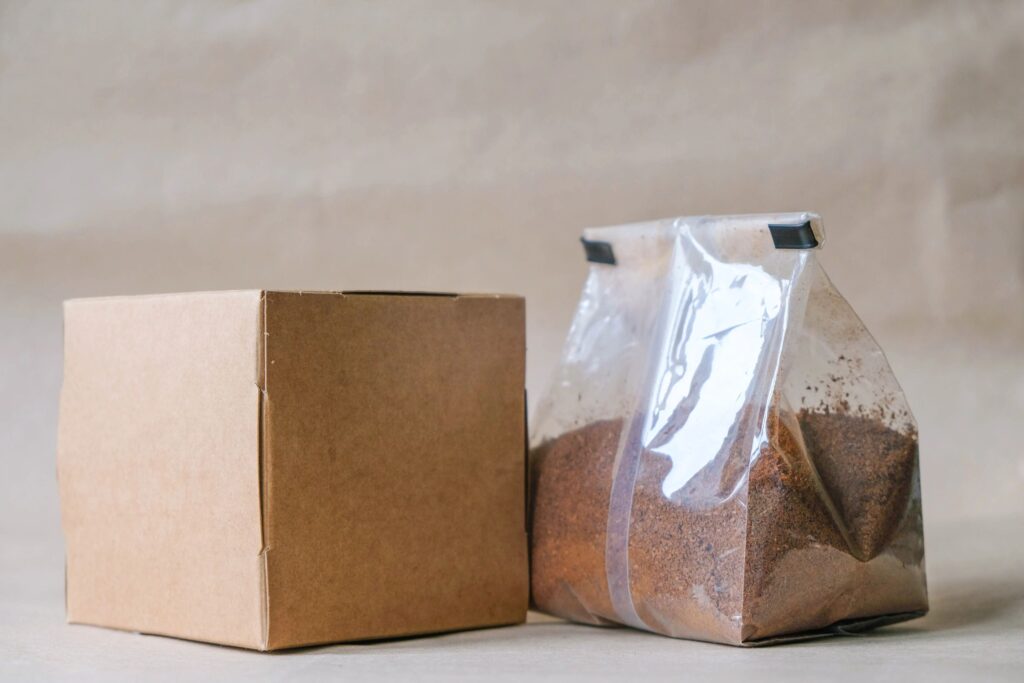 coco peat and chips packaging